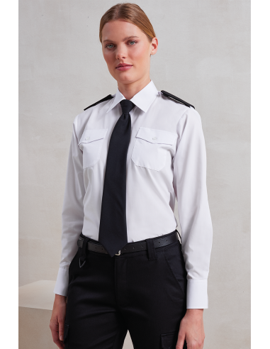 P-PR310-Womens Long Sleeve Pilot Shirt